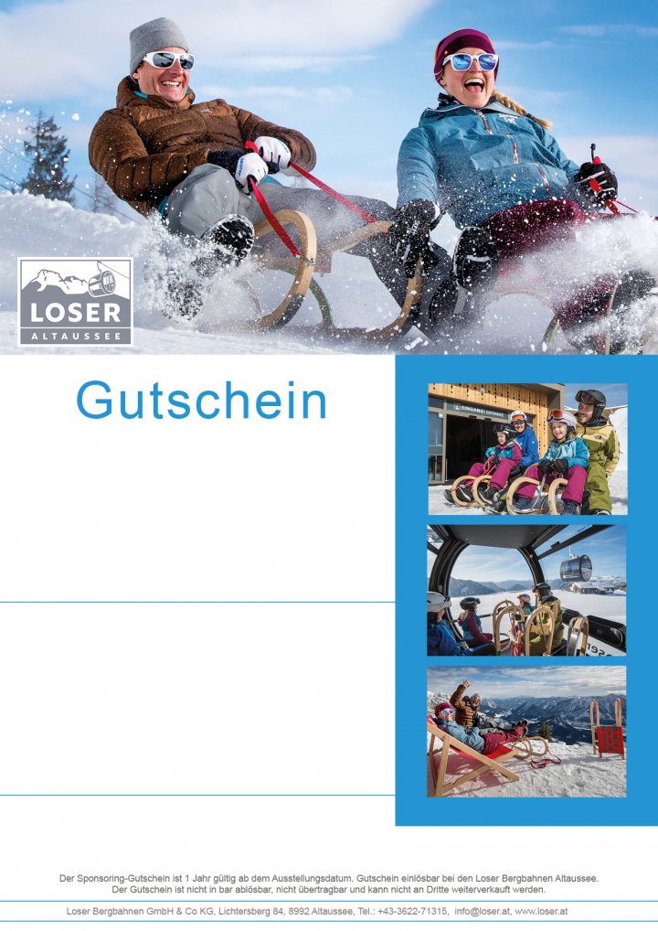 1x Rodelticket Jugend